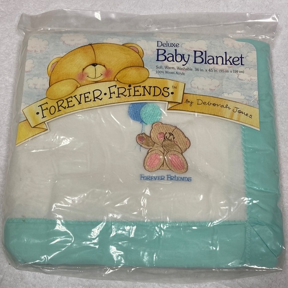 New forever friends by Deborah Jones baby blanket unisex